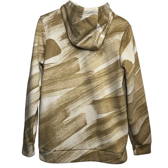 Nike Therma-FIT Full Zip Hoodie Jacket Men’s Small Tan Cream Camo Style - Picture 5 of 8